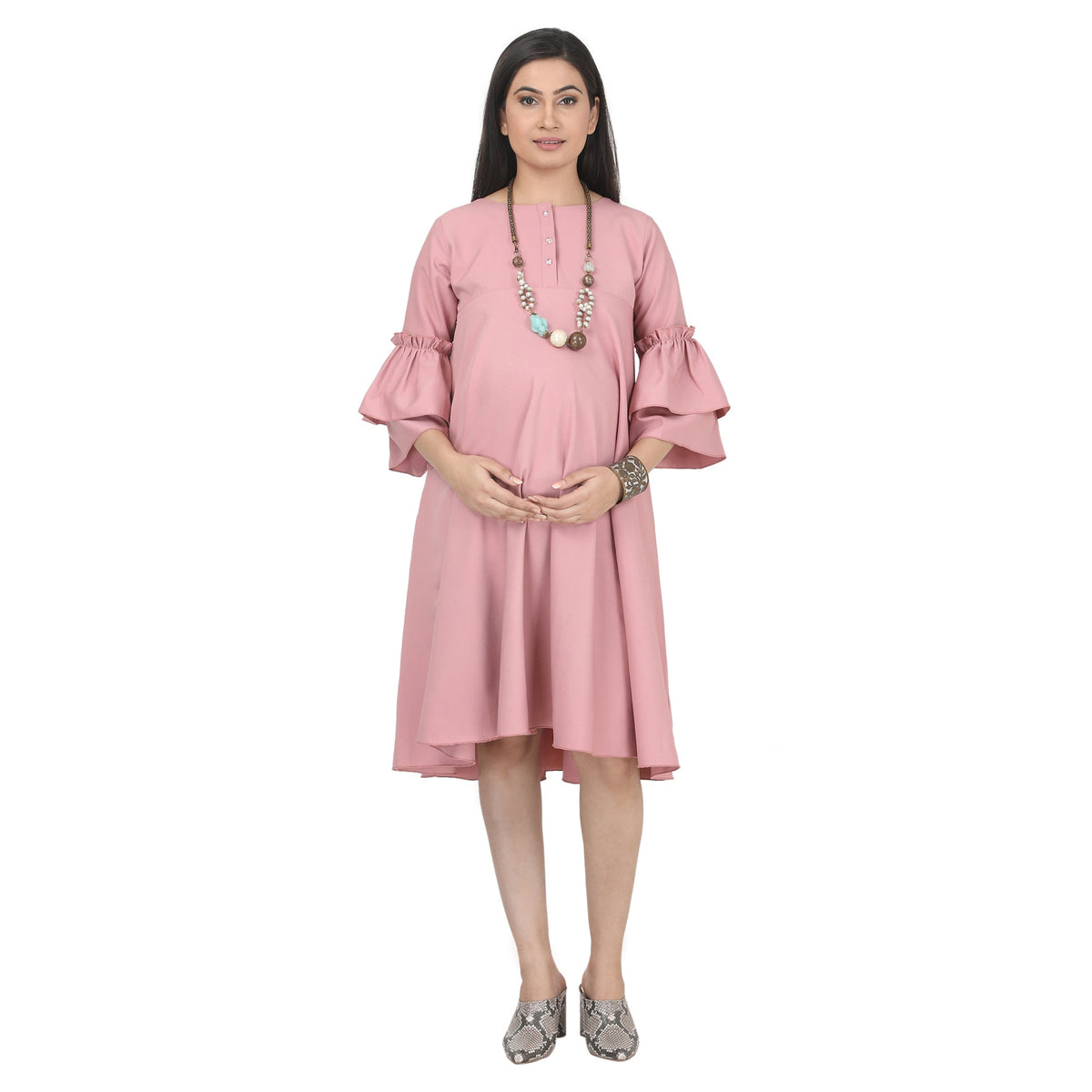 Knee Length Maternity Dresses