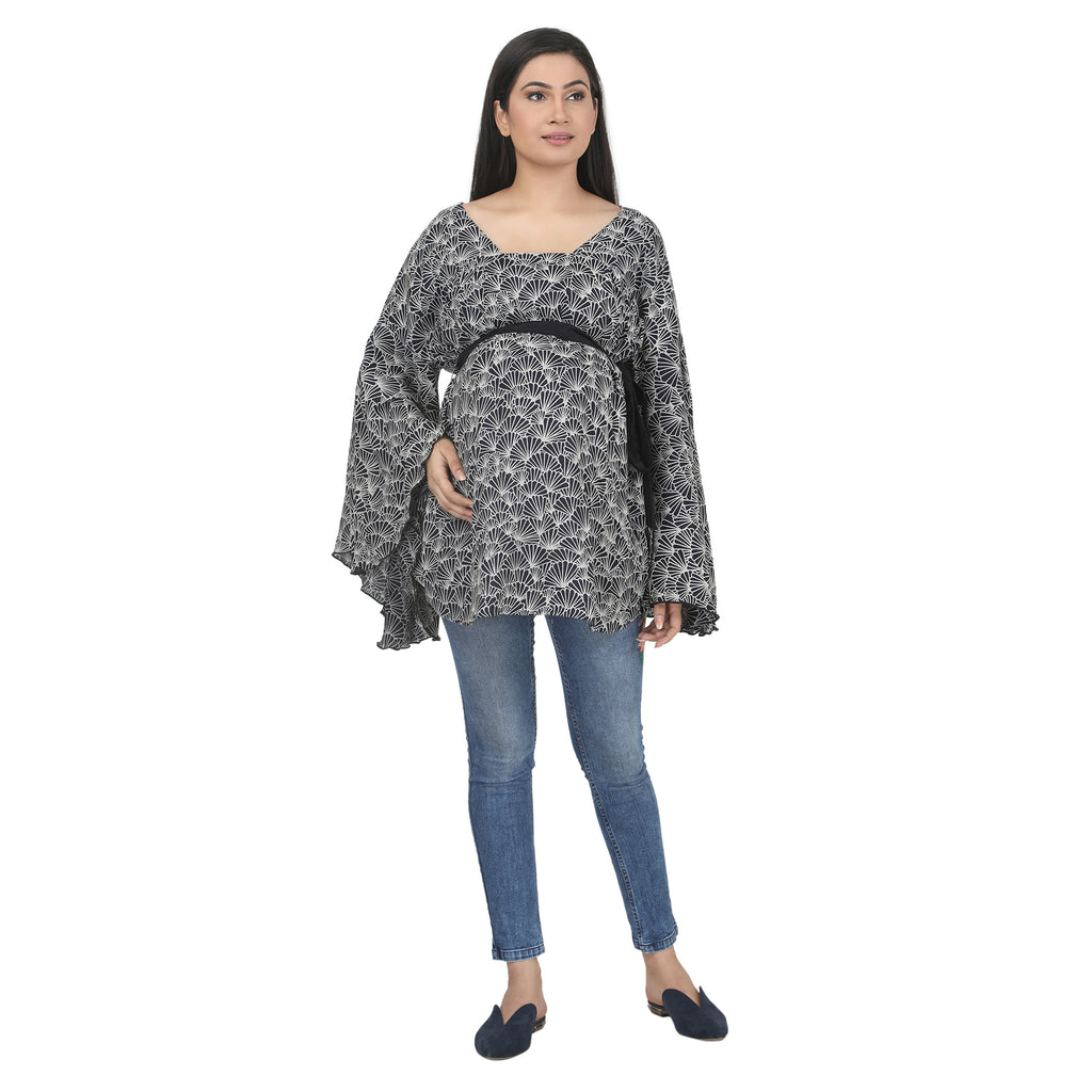 Tunic: Flared Tunic with Yoke Shoulder