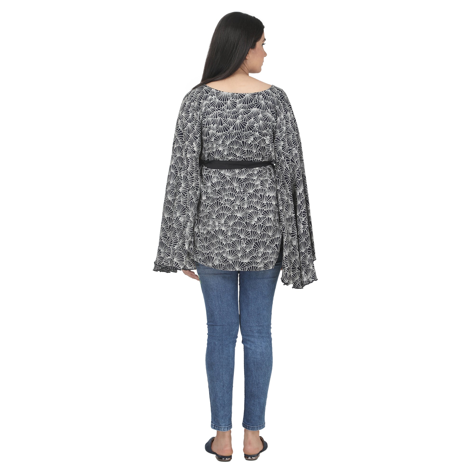 Tunic: Flared Tunic with Yoke Shoulder